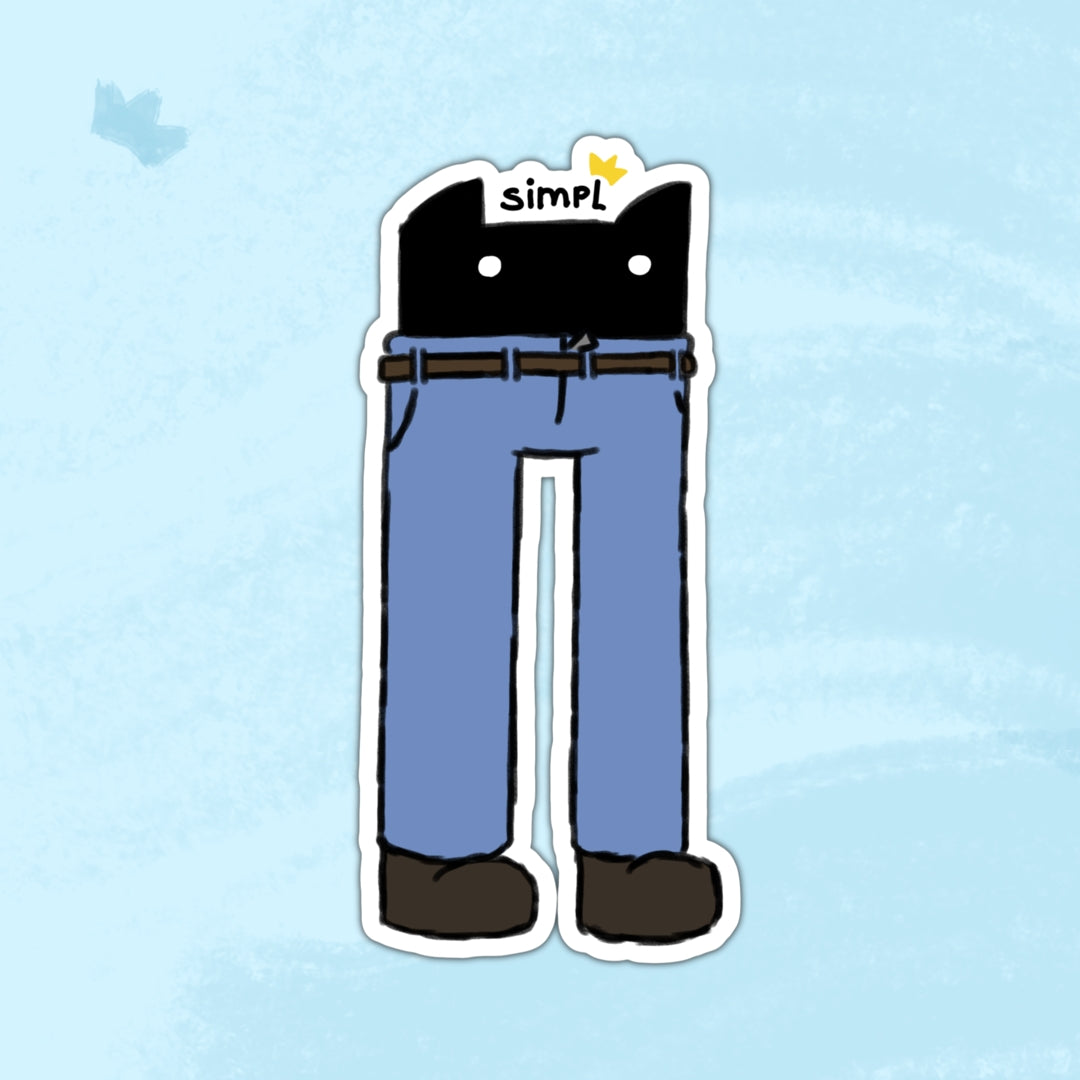 Big Man Pants Sticker